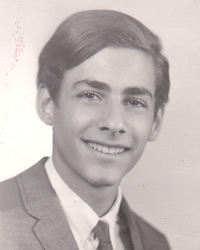 Dr. Warshak when graduating high school.