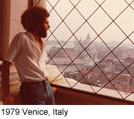 Richard Warshak in Venice, 1979.