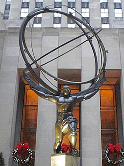 Atlas at Rockefeller Center.