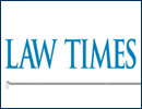 Logo Law Times.